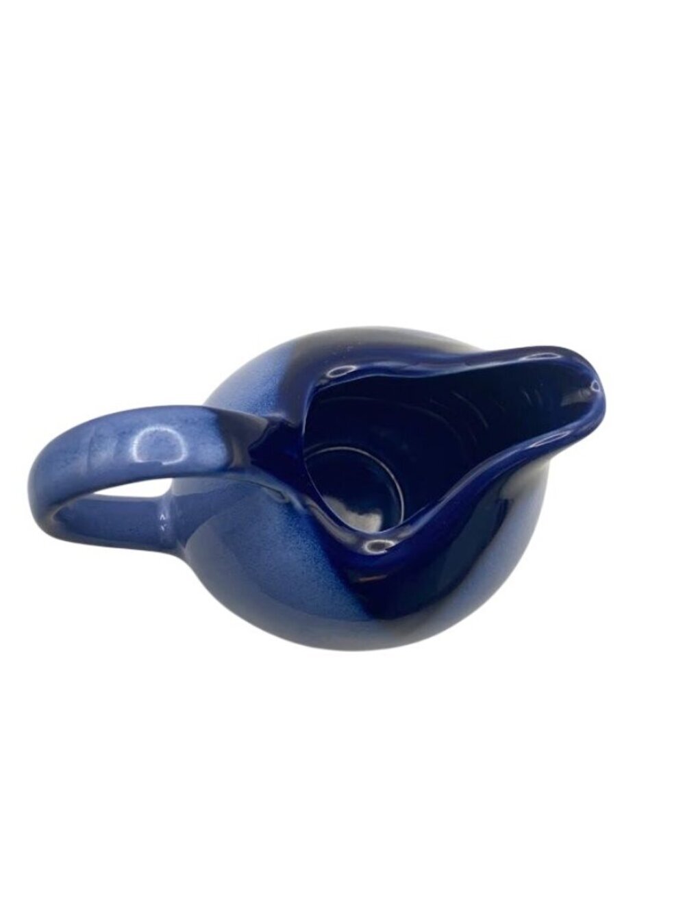 Sango Nova Blue Creamer Mini Pitcher - Picture 3 of 4